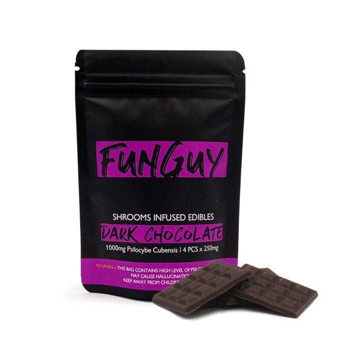 FunGuy Magic Mushrooms Dark Chocolate Bar For Sale In The UK